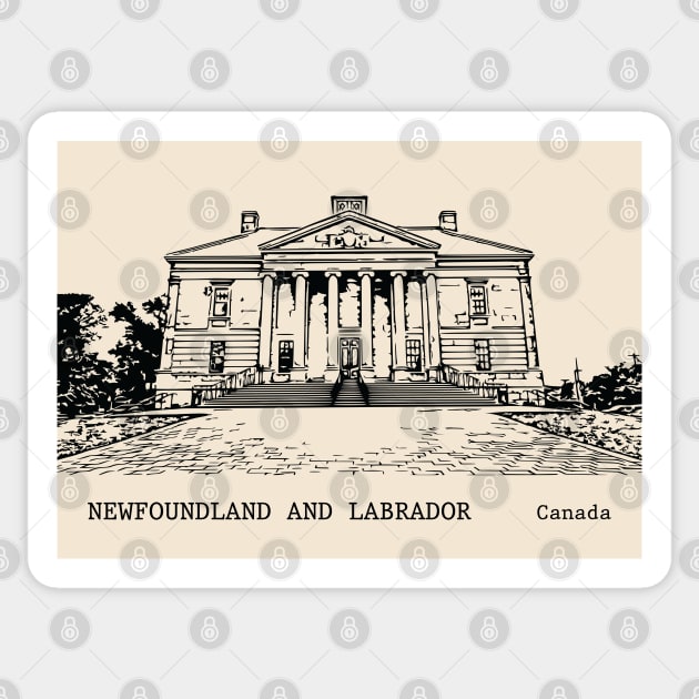 Newfoundland and Labrador Canada Sticker by Lakeric